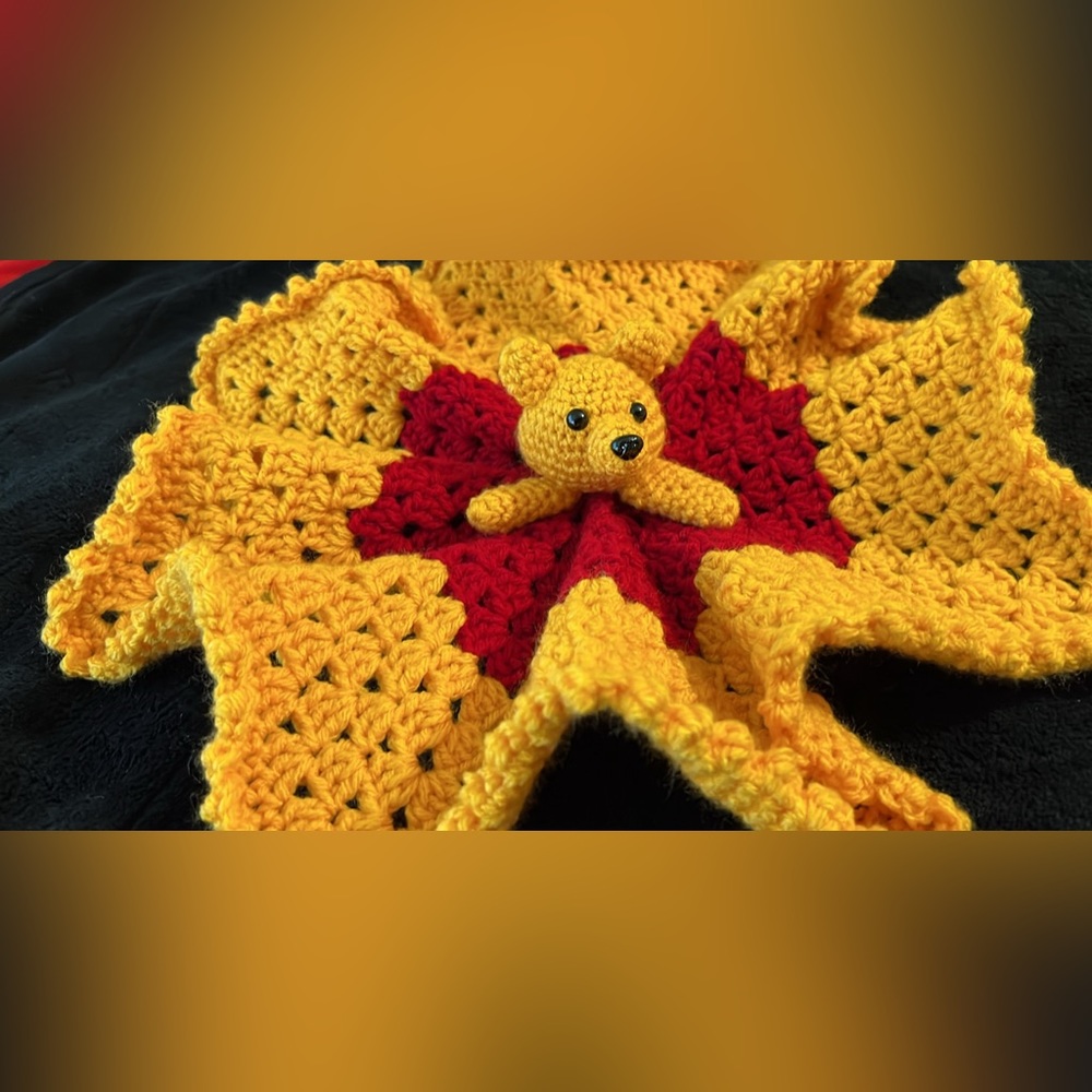 Hand Made Bear Seattle Lovey ♥️